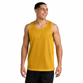 Sport-Tek ST5000 PosiCharge Reversible Mesh Tank - Gold/Black