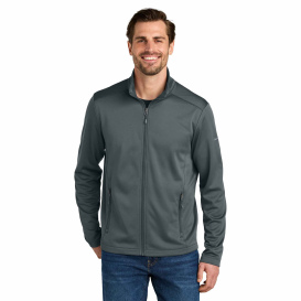 Eddie Bauer EB2460 Smooth Mid Layer Fleece Full-Zip - Iron Gate