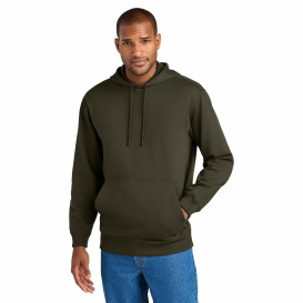 CornerStone CSF630 Tough Fleece Pullover Hoodie - Tundra Green