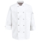 Chef Designs 0423WH Men's Ten Pearl Button Chef Coat