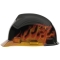 MSA 10101535 Specialty V-Gard Cap Style Hard Hat - Fas-Trac Suspension - Black Fire