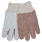 MCR Safety 1030 Economy Leather Palm Gloves - Clute Pattern - Knit Wrist