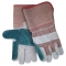 MCR Safety 1212 Split Shoulder Double Palm Leather Gloves - 4.5