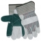 MCR Safety 1230DP Split Shoulder Double Palm Leather Gloves - 2.5