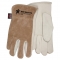 MCR Safety 3204 Select Grade Grain Cowhide Leather Driver Gloves - DuPont Kevlar Sewn - Beige