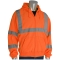 PIP 323-HSSE Type R Class 3 Hooded Safety Sweatshirt - Orange