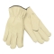MCR Safety 3411 Premium Grade Grain Pigskin Leather Driver Gloves - Keystone Thumb - Natural