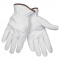MCR Safety 3611 Premium Grain Goatskin Leather Driver Gloves - Keystone Thumb - White