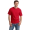 Hanes 5190 Beefy-T Cotton T-Shirt with Pocket - Deep Red