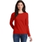 Gildan 5400L Ladies Heavy Cotton Long Sleeve T-Shirt - Red