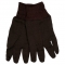 MCR Safety 7100C Clute Pattern Jersey Gloves - Heavy Weight Cotton/Polyester - Brown