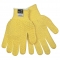 MCR Safety 9370H String Knit Gloves - 7 Gauge DuPont Kevlar Fibers - PVC Honey Grip both Sides