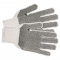 MCR Safety 9667LM Economy Weight Cotton/Polyester Gloves - PVC Dotted 2 Sides