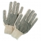 MCR Safety 9668 String Knit Gloves - 7 Gauge Cotton/Polyester - PVC Dots 2 Sides