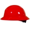 North A119R Everest ANSI Type II Full Brim Hard Hat - Ratchet Suspension - Red