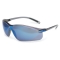North A700 Series Safety Glasses - Gray Frame - Blue Mirror Lens
