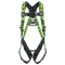 Miller AirCore Front D-Ring Harness Alum. Hardware - Back D-Ring - QC Chest and Leg Strap - Green