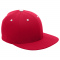 Team 365 ATB101 Flexfit Adult Pro-Formance Contrast Eyelets Cap - Sport Red/White