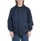 Berne FRSZ19T Tall Flame Resistant Full-Zip Hooded Sweatshirt - Navy