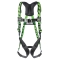 Miller AirCore Front D-Ring Harness Steel Hardware - Back D-Ring - QC Chest and Leg Strap - Green