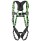 Miller AirCore Front D-Ring Harness Steel Hardware - Back D-Ring - QC Chest Strap-Tongue Leg Strap