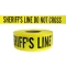 SHERIFFS LINE DO NOT CROSS - Barricade Tape 1000 ft Roll-2.5 Mil