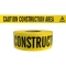 CAUTION CONSTRUCTION AREA - Barricade Tape 1000 ft Roll-2 Mil