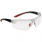 Bolle 4018BI IRI-S Safety Glasses - Red/Black Temples - Clear Anti-Fog Bifocal Lens