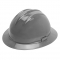 Bullard C35DGR Classic Extra-Large Full Brim Hard Hat - Ratchet Suspension - Dove Grey