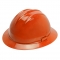 Bullard C35HOR Classic Extra-Large Full Brim Hard Hat - Ratchet Suspension - Hi-Viz Orange