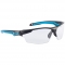 Bolle 40301 Tryon Safety Glasses - Black/Blue Frame - Clear Platinum Anti-Fog Lens
