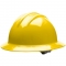 Bullard C33YLR Classic Full Brim Hard Hat - Ratchet Suspension - Yellow