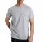 Carhartt 100410 Carhartt Force Cotton Delmont Short Sleeve T-Shirt - Heather Gray