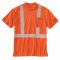 Carhartt 100495 Force Type R Class 2 High-Visibility Long Sleeve T-Shirt - Brite Orange