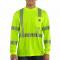 Carhartt 100496 Force Type R Class 3 High-Visibility Long Sleeve T-Shirt - Brite Lime