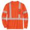 Carhartt 100496 Force Type R Class 3 High-Visibility Long Sleeve T-Shirt - Brite Orange