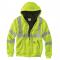 Carhartt 100504 Type R Class 3 Thermal Lined Safety Sweatshirt - Brite Lime