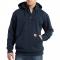Carhartt 100617 Rain Defender Paxton Heavyweight Hooded Zip Mock Sweatshirt - New Navy