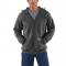 Carhartt K122 Midweight Hooded Zip-Front Sweatshirt - Carbon Heather