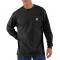 Carhartt K126 Workwear Pocket Long Sleeve T-Shirt - Black