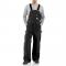 Carhartt R41 Duck Zip-To-Thigh Quilt Lined Overalls - Black