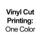 Vinyl Cut Printing