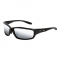 CrossFire 263 Infinity Safety Glasses - Black Frame - Silver Mirror Lens