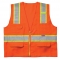 CLC SV23 Type R Class 2 Surveyor Safety Vest - Orange