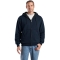 CornerStone CS620 Heavyweight Full-Zip Hooded Sweatshirt with Thermal Lining - Navy