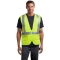CornerStone CSV405 Type R Class 2 Mesh/Solid Safety Vest - Safety Yellow
