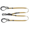 DEWALT DXFP611530 Twin Leg Lanyard External Absorber - Aluminum Rebar Hook on Anchor End