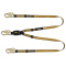 DEWALT DXFP621130 External Absorber Twin Lanyard - Free Fall w/ Steel Snap Hooks
