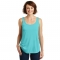 District DM414 Women's Drapey Tank - Aqua Ice