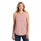 District DT137L Women's Perfect Tri Rocker Tank - Blush Frost